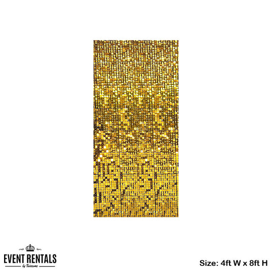 Gold Shimmer Panel